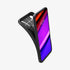 ACS05613 - Galaxy S23 Ultra Case Rugged Armor in matte black showing the back